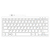 R-Go Tools Compact Ergonomiczna klawiatura, R-Go klawiatura, płaska konstrukcja,układ AZERTY (FR), przewodowa, biała
