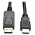 Tripp Lite P582-006-V2-ACT DisplayPort 1.2 auf aktives HDMI-Adapterkabel, DP mit Verriegelungen auf HDMI (Stecker/Stecker), UHD 4K , 1,83 m