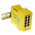 Brainboxes SW-508 network switch Unmanaged Fast Ethernet (10/100) Yellow