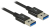 DeLOCK 0.5m USB 3.1 Gen 2 type-A USB-kabel 0,5 m USB 3.2 Gen 2 (3.1 Gen 2) USB A Zwart