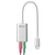 Lindy 42711 cavo per cellulare Bianco USB C 3.5mm