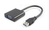 Microconnect USB3.0VGA USB-Grafikadapter 1920 x 1080 Pixel Schwarz