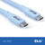 CLUB3D USB C oplaad kabel blauw