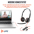 POLY Blackwire 3220 Stereo USB-C Headset schwarz +USB-C/A Adapter (Packungseinheit)