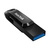 SanDisk Ultra Dual Drive lecteur USB flash 128 Go USB Type-A / USB Type-C 3.2 Gen 1 (3.1 Gen 1) Noir, Argent