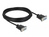 DeLOCK Seriell Kabel RS-232 D-Sub 9 Buchse zu Buchse Nullmodem mit schmalem Steckergehäuse - Full Handshaking - 5 m