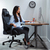 X Rocker 2021032 Videospiel-Stuhl Gaming-Sessel Gepolsterter Sitz Schwarz