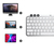 Logitech MX Keys Mini For Mac Minimalist Wireless Illuminated Keyboard clavier Bluetooth QWERTZ Suisse Gris