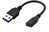 Microconnect USB3.0ACF02 cavo USB 0,2 m USB 3.2 Gen 1 (3.1 Gen 1) USB A USB C Nero