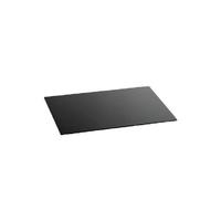 Glasplatte 50x34x0,4cm, schwarz, 1er