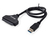 Equip Adaptateur USB 3.0 vers SATA, Noir, 5 Gbit/s, CE, 50 mm, 9,5 mm, 550 mm