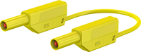 4 mm Sicherheitsmessleitung 100 cm gelb SLK425-E