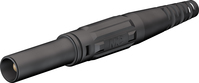 4 mm Sicherheitsstecker schwarz XL-410