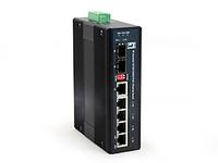 LevelOne Switch 4x FE IES-0610 2xGSFP 126W 4xPoE