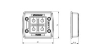 CONTA-CLIP KDS-SET 1-4 KDS-SET 1-4 1 X KDS-SR 1-4 BK