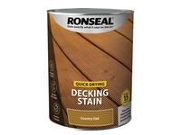 Quick Drying Decking Stain Country Oak 5 litre