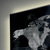 Glasmagnetboard LED artverum Detail 01 World Map