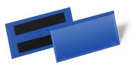 Durable Magnetic Ticket Holder - 100x38mm - Dark Blue - Pack of 50
