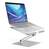 Durable Laptop Stand Rise - Metal Stand - Silver