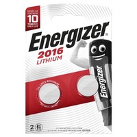 Batterie al litio a bottone ENERGIZER CR2016 Conf. 2 pezzi - E301021903