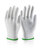 POLYESTER KNITTED LINER GLOVE WHITE XL (SIZE 10)