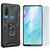 NALIA Case + Screen Protector compatible with Huawei P30 Lite, 9H Tempered Glass & 360 Degree Rotating Ring Cover, for Magnetic Car Mount, Hardcase & Silicone Bumper Back Skin S...