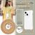 NALIA Cover con Cordino compatibile con iPhone 14 Custodia, Trasparente Protettiva Necklace Hardcase & Girocollo, Anti-Giallo Resistente Copertura Tracolla Case Rigida Bumper Ar...