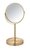 WENKO Standspiegel Alata Gold matt, Ø 17 cm, mit 3-fach Vergrößerung