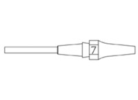 Saugdüse, Ø 2.7 mm, (L) 16.5 mm, XDS 7
