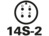Buchsen-Kontakteinsatz, 4-polig, Lötkelch, gerade, 97-14S-2S(431)