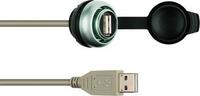 Beépített aljzat USB 3.0 BF A, 1,0 m kábelhosszabbítás MSDD 4000-73000-0160000 Murrelektronik Tartalom: 1 db