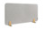 Legamaster ELEMENTS Akustik-Tischtrennwand 60x120cm grau mit Halterungen