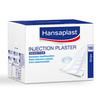 Hansaplast Sensitive Injektionspflaster, weiß, 1,9 x 4 cm Bsn (100 Stück) , Detailansicht