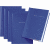 Bewerbungsset Start blau: 5 Klemmschienen + 5 Vorder- Rückdeckel