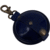 Schlüsselanhänger / Kleingeldbörse klein Sattelleder 7cm blau