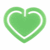 Büroklammern Herzklip 30mm VE=1000 Stück hellgrün