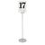 Olympia Table Number Stand Holder with Heavy Base Made of Stainless Steel 305mm