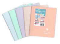 CLAIREFONTAINE Cahier KOVERBOOK BLUSH reliure intégrale couv PP opaque 14,8x21cm 160p Lignées. Assortis