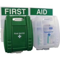 BS8599-1:2019 First aid and eye wash kit station - large
