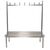 Aqua duo changing room bench - stainless steel, 2500mm wide