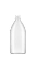Narrow neck bottle 500 ml LDPE clear without screw cap