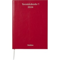SoldanPlus Terminkalender TK1 / 2024, rot,