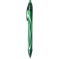 BIC Gelocity Quick Dry zseles toll, nyomógombos, 0,7 mm, zold