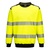 Pulóver PW3 Hi-Vis Crew Neck sárga/fekete 4XL