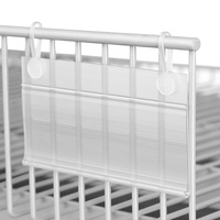 Shelf Edge Strip / Label Rail / Scanner Profile "DBH", for wire shelves and baskets | 52 mm transparent 2