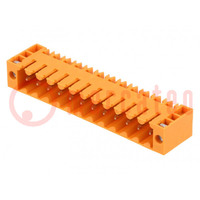 Pluggable terminal block; 3.5mm; ways: 12; straight; socket; male