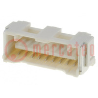 Contact; kabel-plaat; mannelijk; CLIK-Mate; 1,5mm; PIN: 9; SMT; 2A
