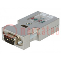 D-Sub; PIN: 9; straight; IDC; for cable; Type: Profibus