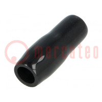 Protection; 6mm2; pour embouts oeuillet tube; 20,6mm; noir
