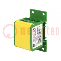 Splice terminal: distribution block; 2.5÷50mm2; ways: 1; TS35